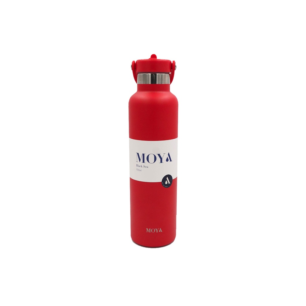 [DB03006A] Moya "Black Sea"  700ml Insulated Sustainable Water Bottle Red Image 