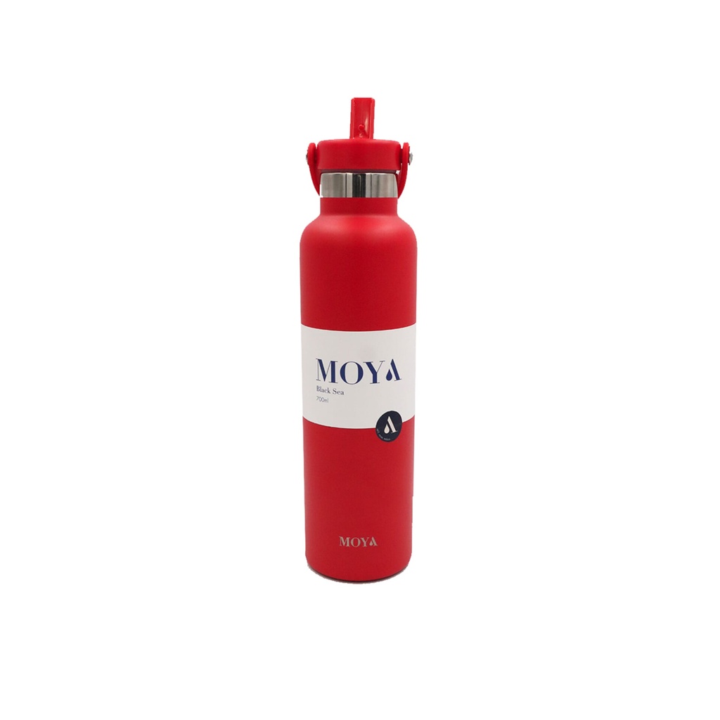 [DB03006A] Moya "Black Sea"  700ml Insulated Sustainable Water Bottle Red Image 