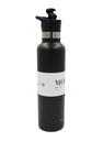 [DB03001A-S] Moya "Black Sea"  700ml Insulated Sustainable Water Bottle Black Spout Lid Image 