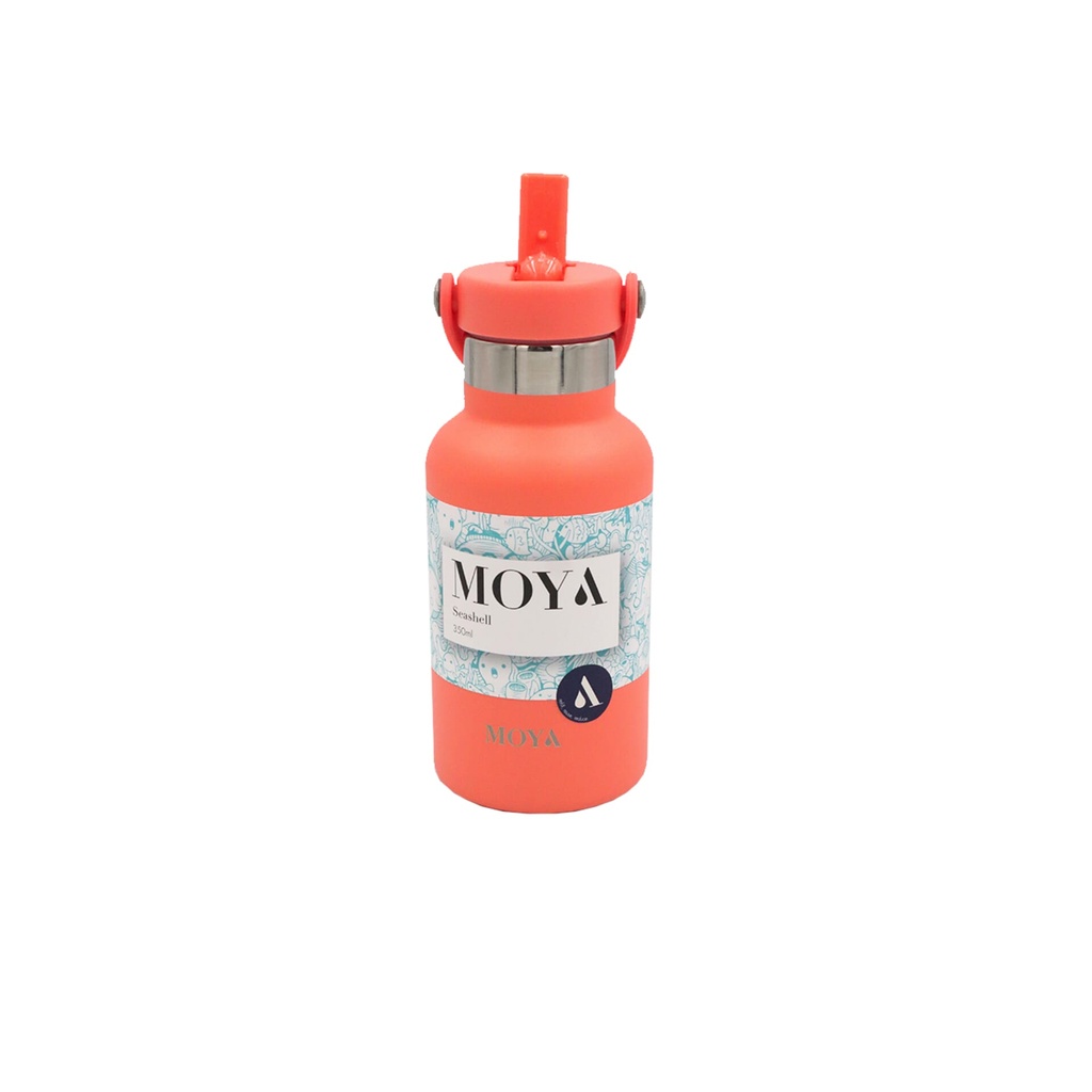 [DB01005A] Moya "Seashell" 350ml Insulated Sustainable Water Bottle Coral Image 
