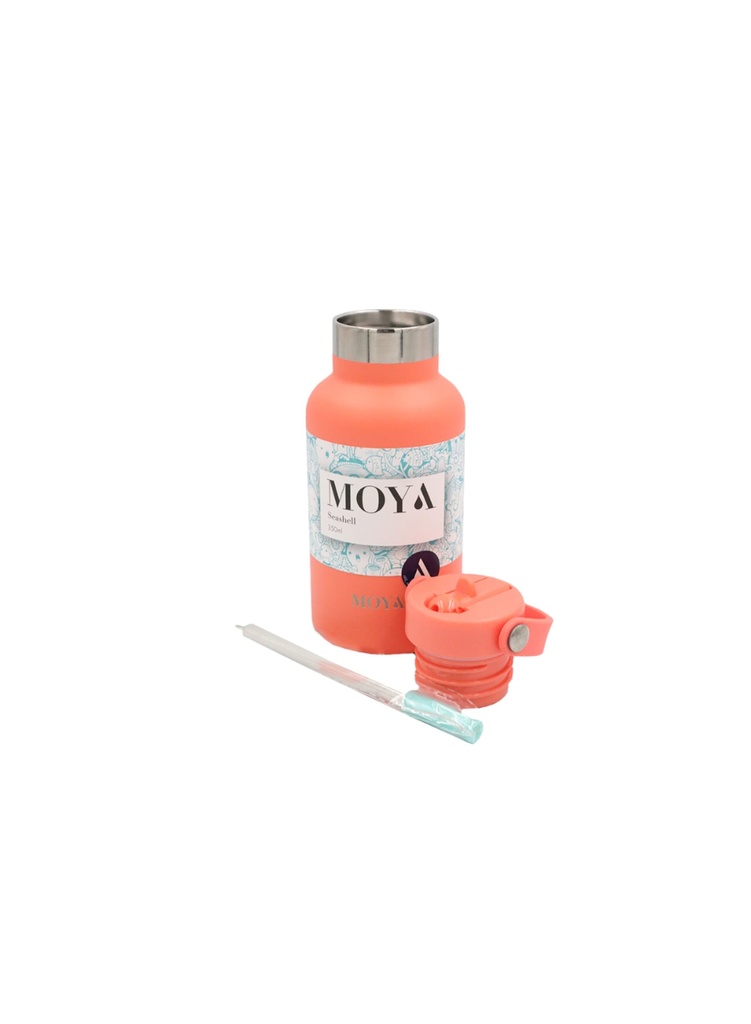 [DB01005A] Moya "Seashell" 350ml Insulated Sustainable Water Bottle Coral Image 