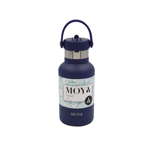[DB01002A] Moya "Seashell" 350ml Insulated Sustainable Water Bottle Navy
