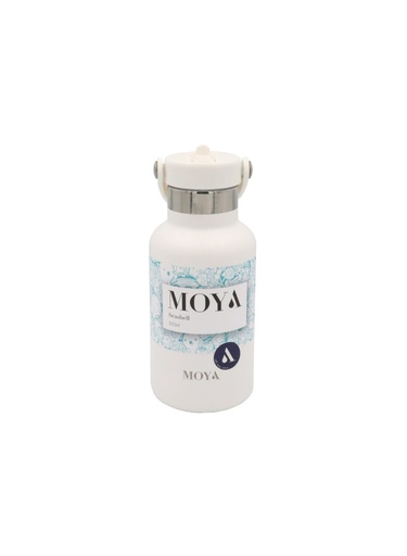 [DB01004A] Moya"Seashell" 350ml Insulated Sustainable Water Bottle White