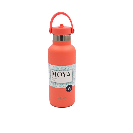 [DB02005A] Moya "Starfish" 500ml Insulated Sustainable Water Bottle Coral
