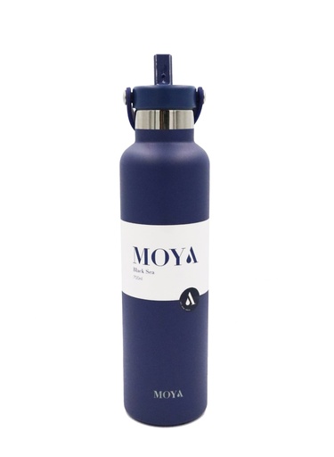 [DB03002A] Moya "Black Sea"  700ml Insulated Sustainable Water Bottle Navy