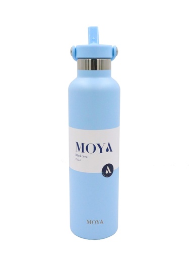 [DB03003A] Moya "Black Sea"  700ml Insulated Sustainable Water Bottle Powder Blue