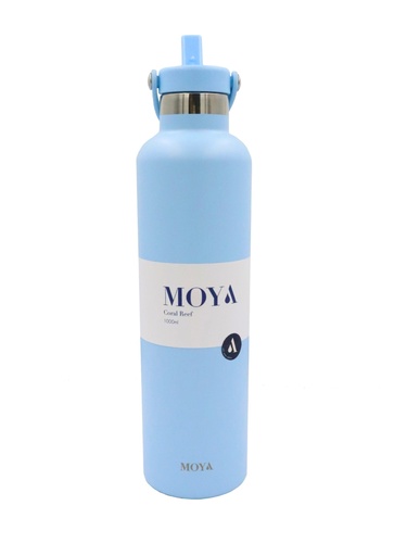 [DB04003A] Moya "Coral Reef" 1L Insulated Sustainable Water Bottle Powder Blue