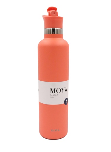 [DB04005A] Moya "Coral Reef" 1L Insulated Sustainable Water Bottle Coral